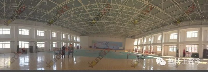 聲博士出色完成鄭州市航空港中心學校文體中心聲學改造工程